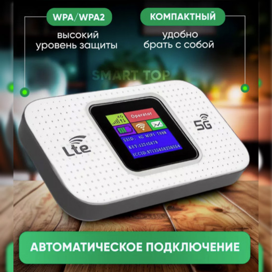 Портативный WiFi роутер 5G/4G LTE MF-608