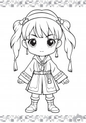 Раскраска «Тентек құрбылар. Озорные подружки» - Фото 3