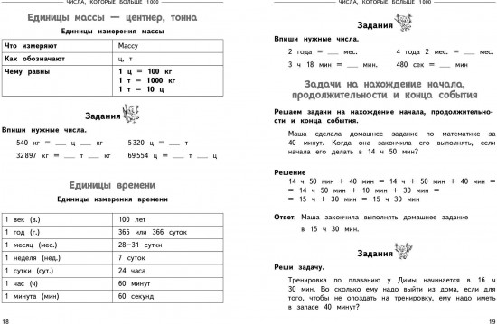 Полный годовой курс математики. 4 класс