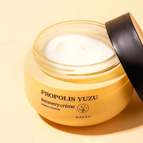 Крем для лица с прополисом и экстрактом юдзу осветляющий «Propolis Yuzu Recovery Creme»