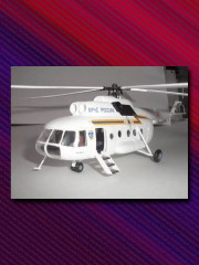 Модель сборная «Российский вертолёт МЧС МИ-8» - Фото 3