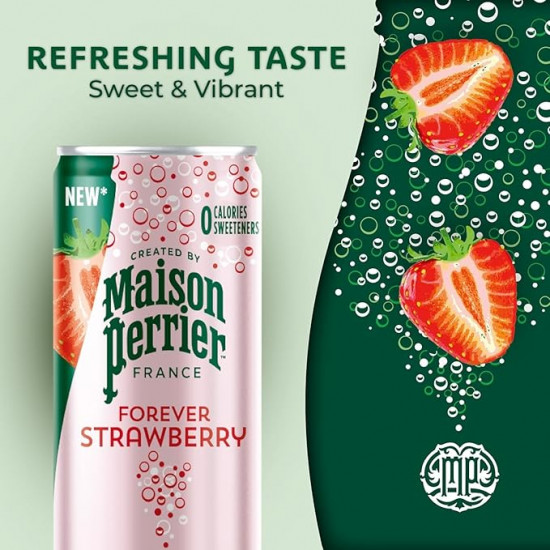 Вода минеральная газированная со вкусом клубники «Strawberry»