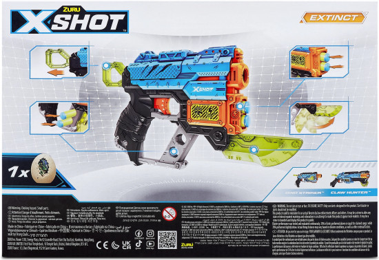 Бластер с аксессуарами «X-Shot Extinct»