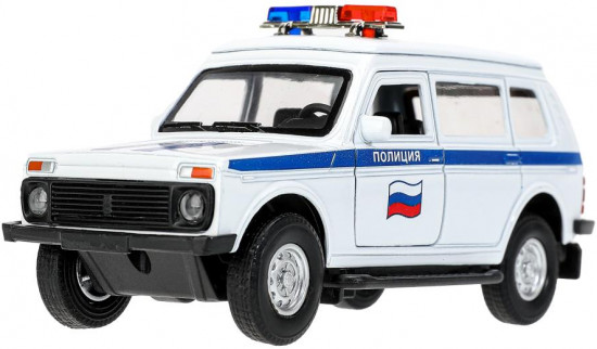 Металлическая модель «Lada 4х4. Полиция»