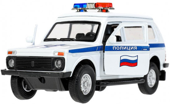 Металлическая модель «Lada 4х4. Полиция»
