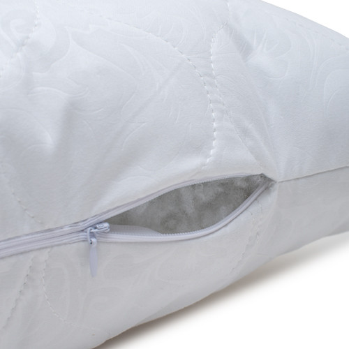 Подушка жесткая двухкамерная на молнии «Sleep Mode»