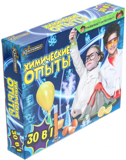 Набор игровой «Химические опыты 30 в 1»