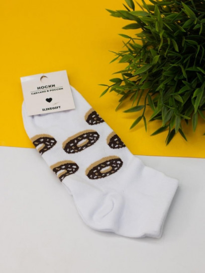 Носки женские «Donuts black»