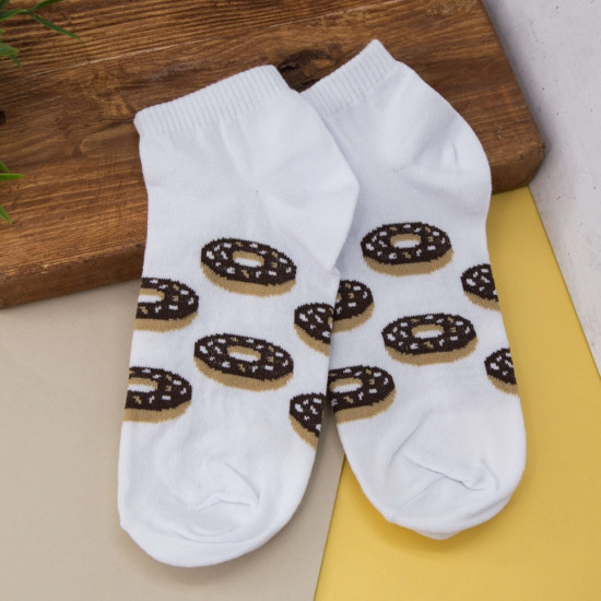 Носки женские «Donuts black»