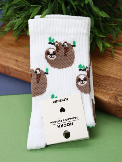 Носки женские «Sloth on branch»