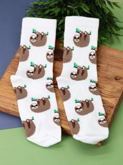 Носки женские «Sloth on branch»