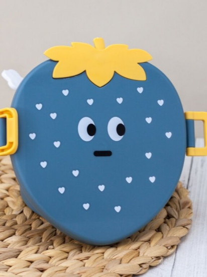 Ланчбокс с ложкой и вилкой «Strawberry»
