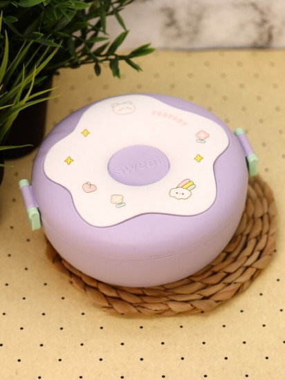 Ланчбокс с ложкой и вилкой «Donut»