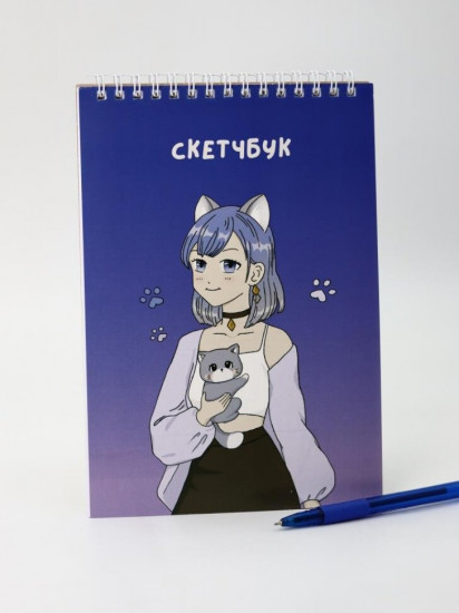 Скетчбук «Cute cat Girl»