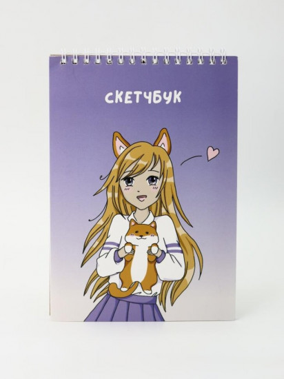 Скетчбук «Love corgi girl»