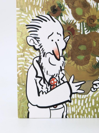 Скетчбук «Vincent with sunflowers»