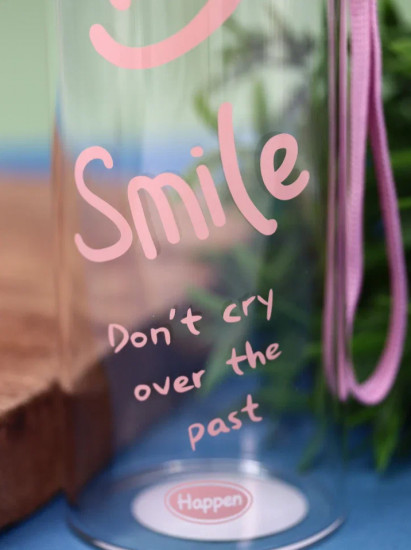 Бутылка спортивная «Smile!»