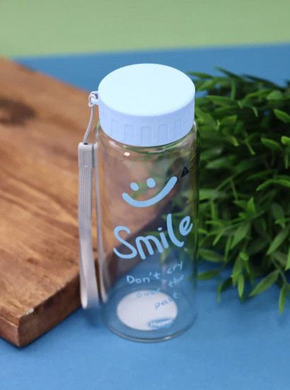 Бутылка спортивная «Smile!»