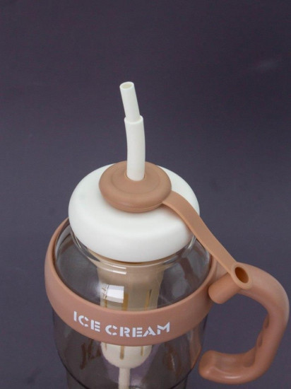 Бутылка с трубочкой «Ice cream»