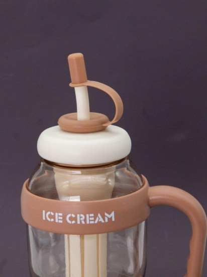 Бутылка с трубочкой «Ice cream»