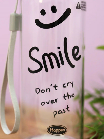Бутылка спортивная «Smile!»