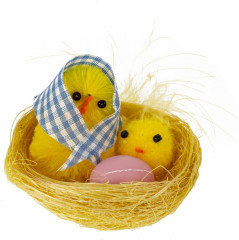 Набор фигурок декоративных «Гнездо пасхальное» - Фото 1