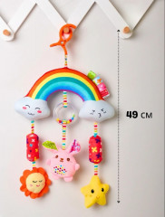 Игрушка-подвеска развивающая «Радуга» - Фото 2