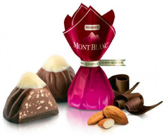 Конфеты с карамелизированным миндалем «Mont Blanc»