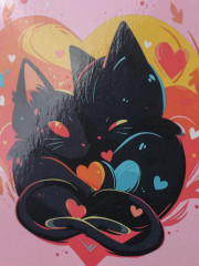 Пенал «Милая парочка котов» - Фото 4