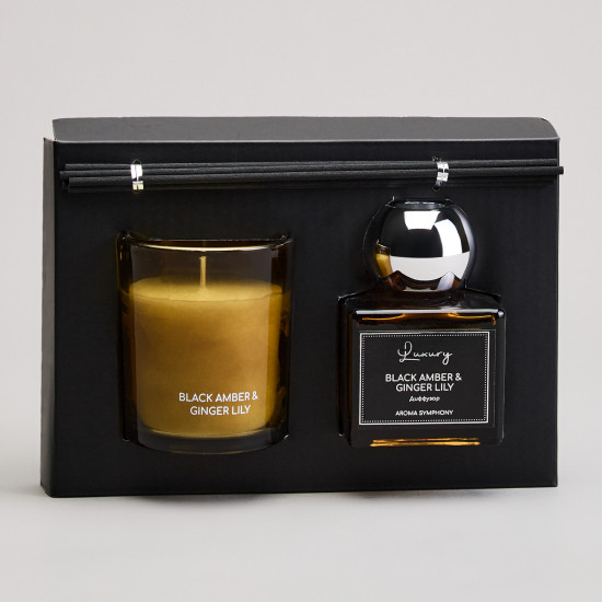 Набор ароматический «Black amber & ginger lily»