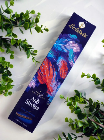 Палочки ароматические с подставкой Premium Incense Sticks «Anti Stress»