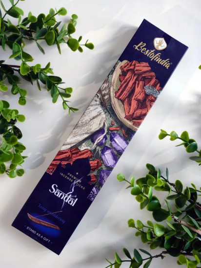 Палочки ароматические с подставкой Premium Incense Sticks «Sandal»