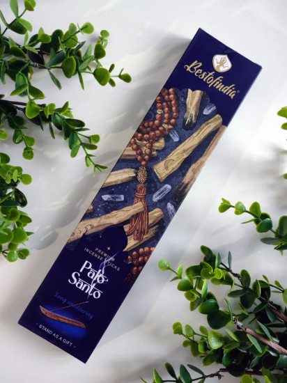 Палочки ароматические с подставкой Premium Incense Sticks «Palo Santo»