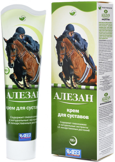 Крем для суставов животных «Алезан»
