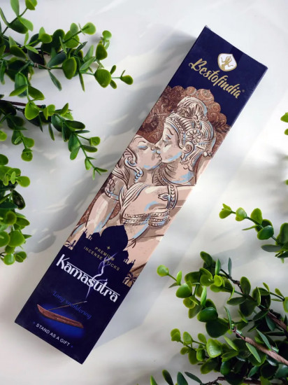 Палочки ароматические с подставкой Premium Incense Sticks «Kamasutra»