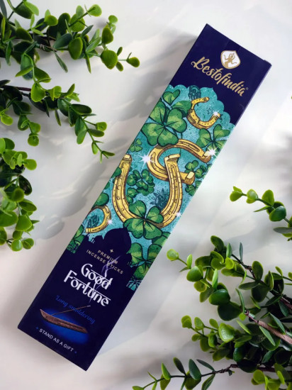 Палочки ароматические с подставкой Premium Incense Sticks «Good Fortune»