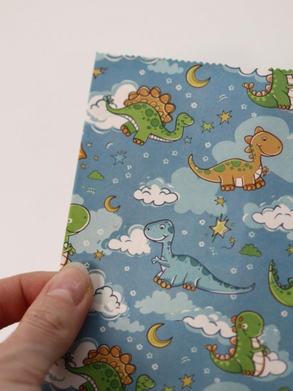 Набор подарочных пакетов с наклейками «Dinosaur party»