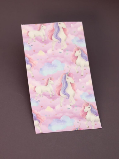 Набор подарочных пакетов с наклейками «Hello unicorn»