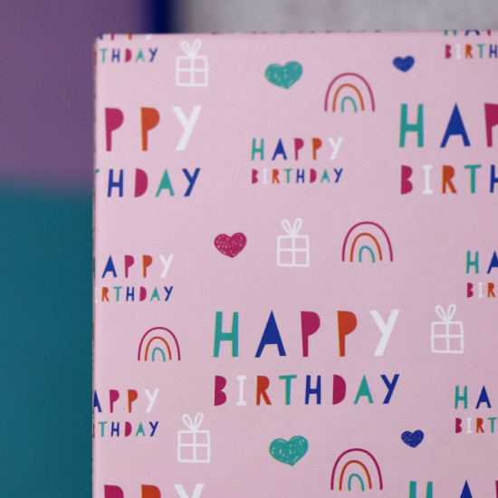 Коробка подарочная «Happy birthday»