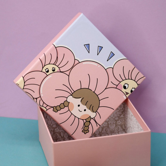 Коробка подарочная «Girl flowers»