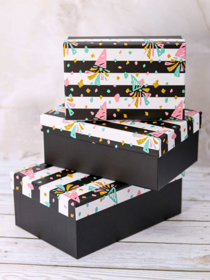 Коробка подарочная «Festive confetti»