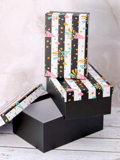 Коробка подарочная «Festive confetti»