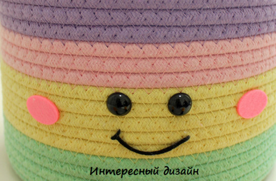 Корзина для хранения «Радужный торт»