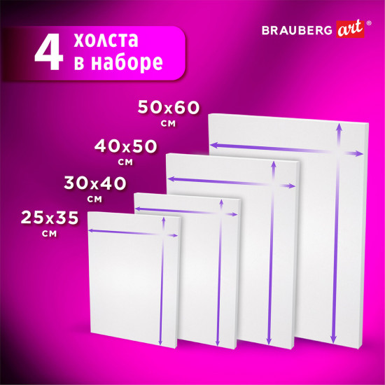 Комплект холстов на подрамнике
