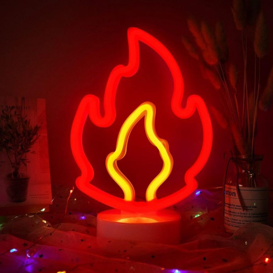 Ночник неоновый «Fire»