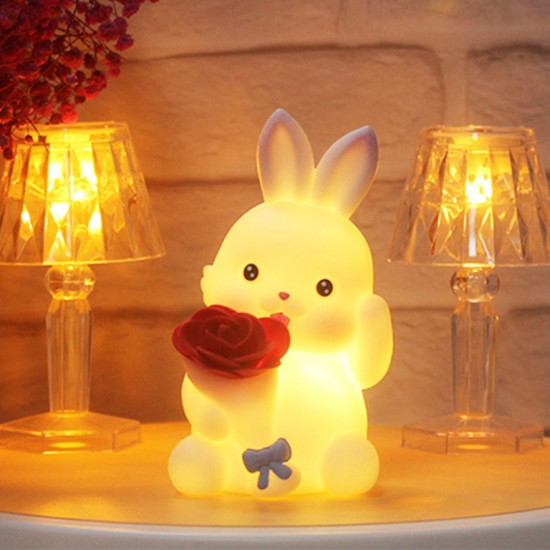 Ночник «Rabbit rose»