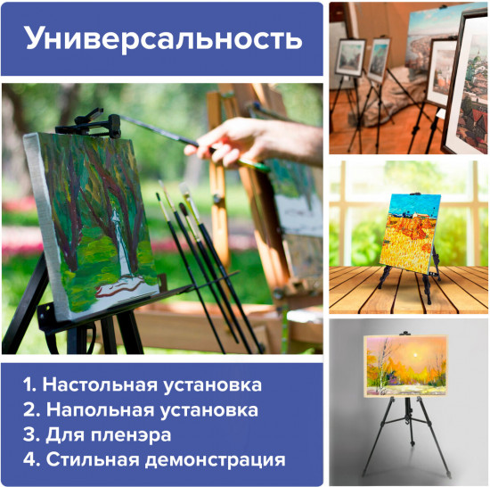 Мольберт алюминиевый