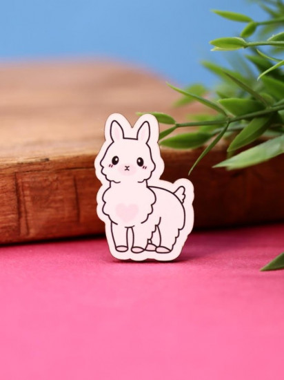 Значок «Happy lama»