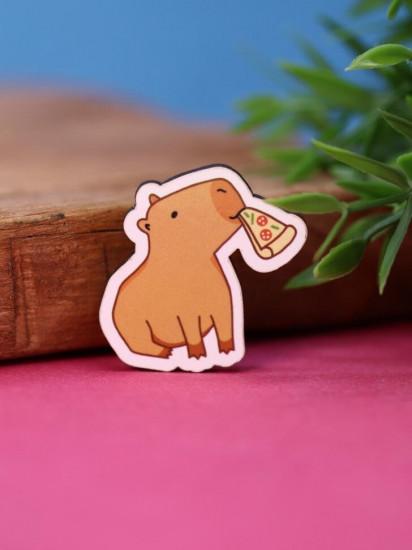 Значок «Capybara and pizza»