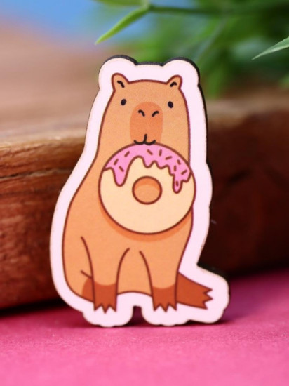 Значок «Capybara donut»